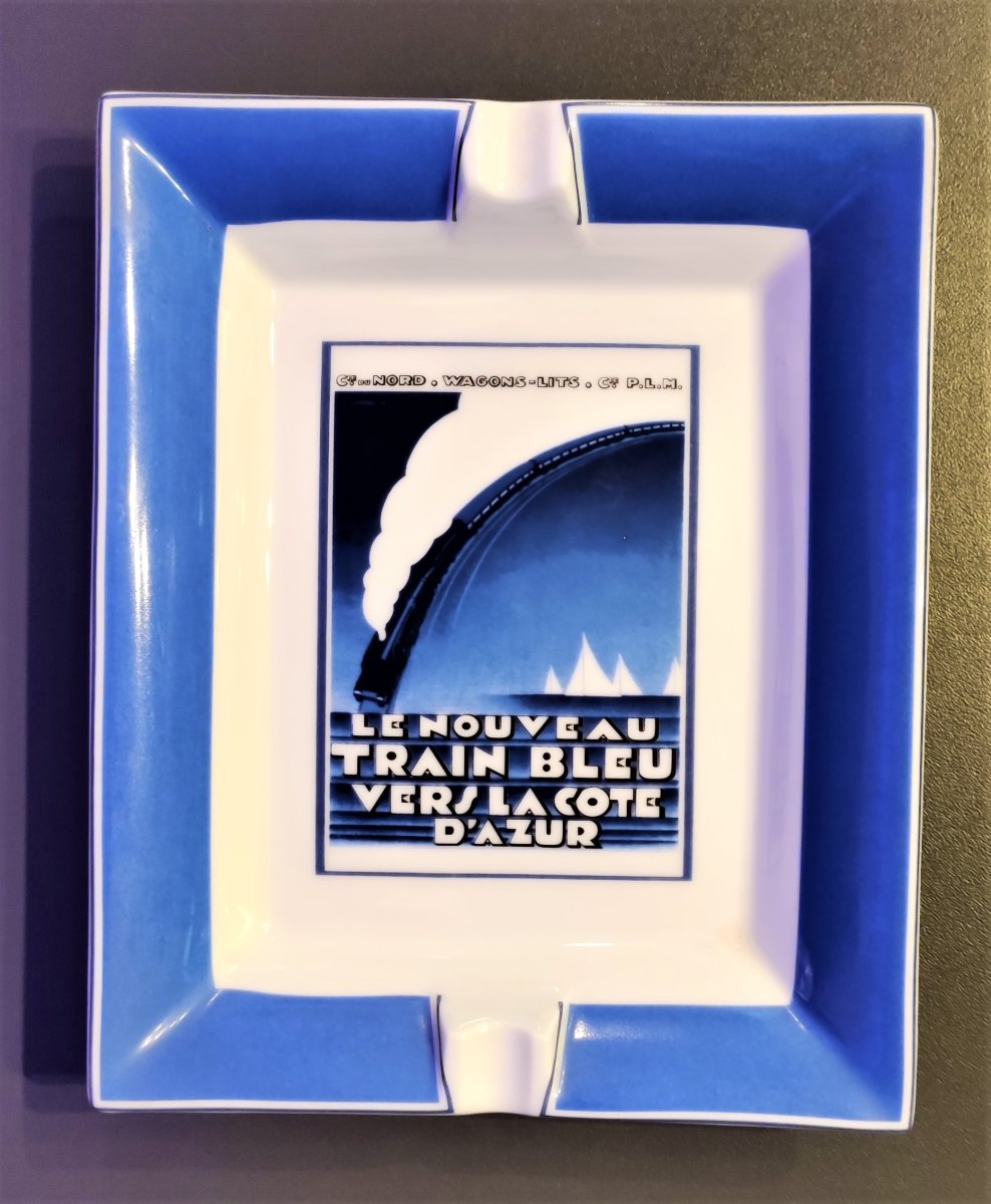 Wagons Lits Diffusion – cendrier grand modèle « Train Bleu »
