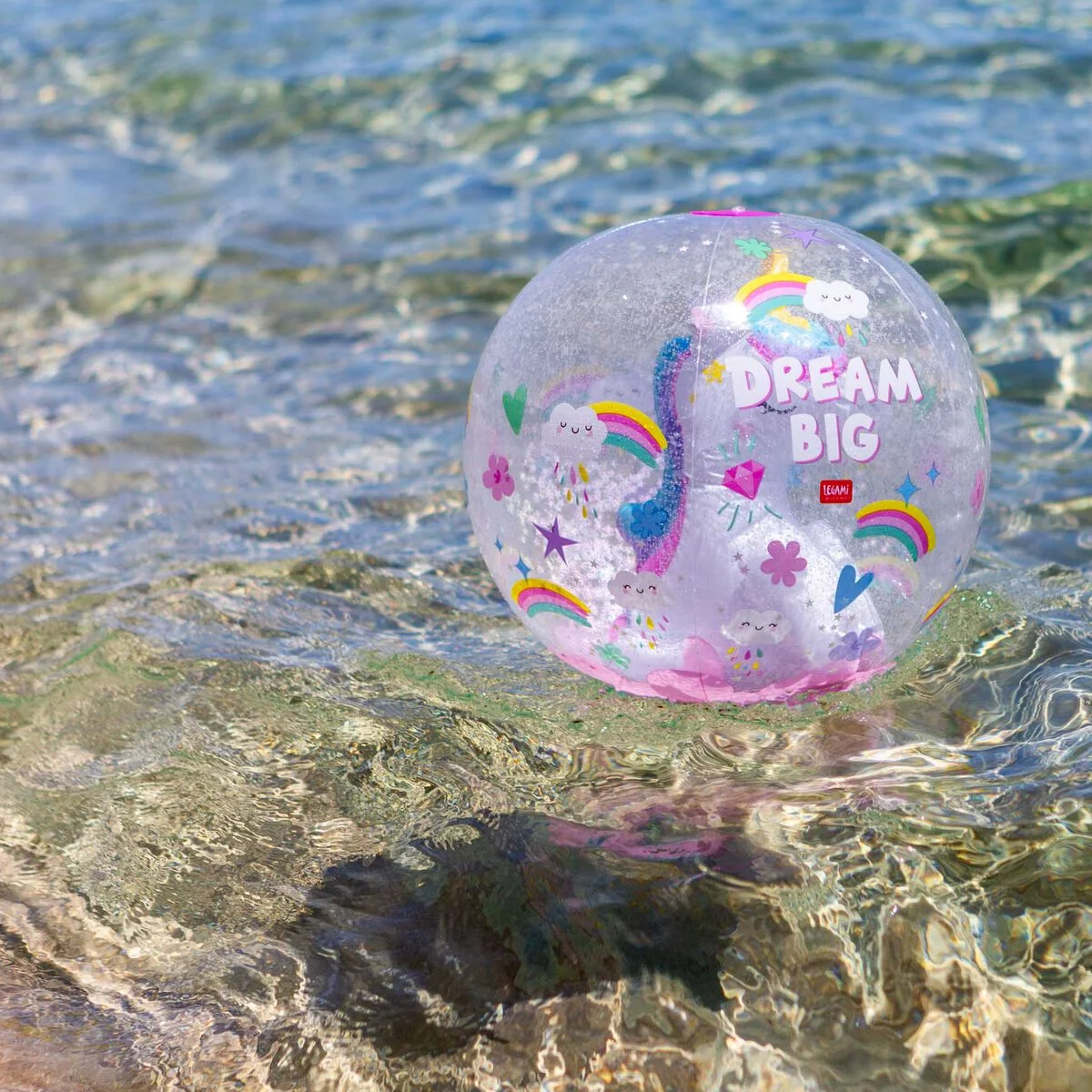 BALLON DE PLAGE GONFLABLE LICORNE LEGAMI – Image 4