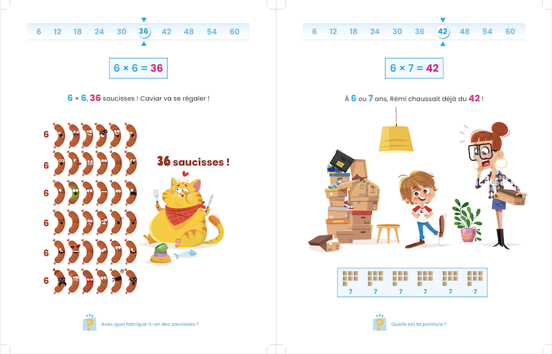 Livre d’apprentissage des tables de multiplication – Image 7