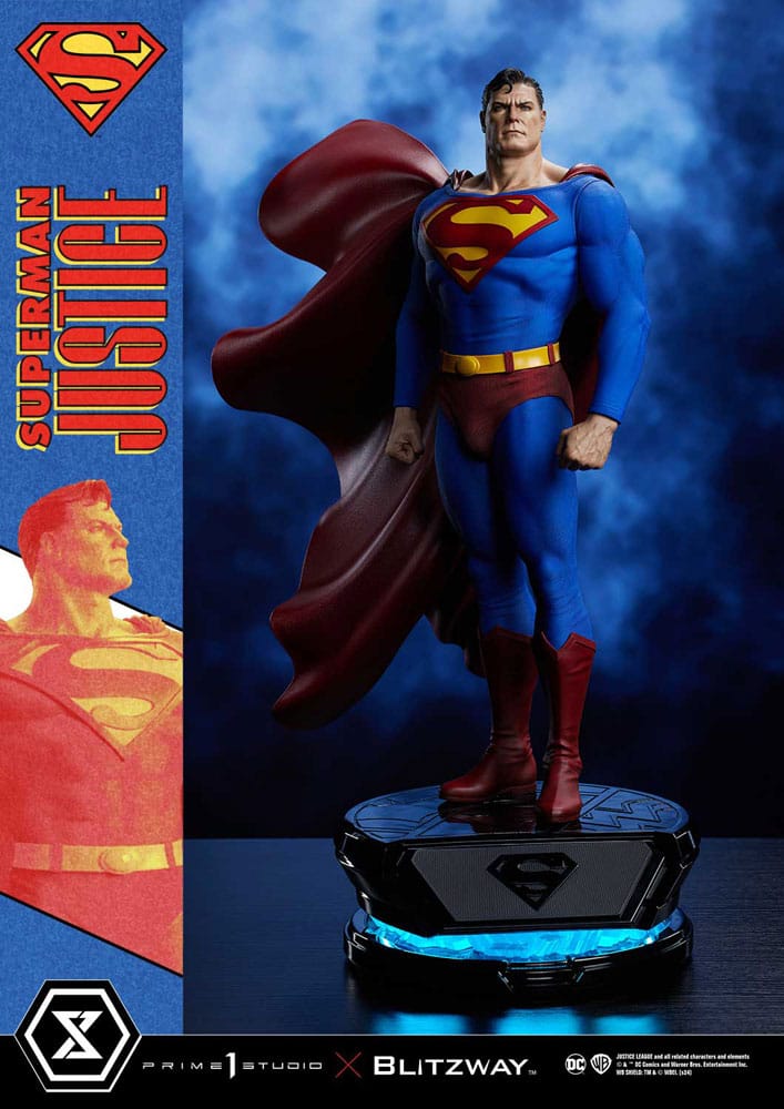 DC COMICS – Statuette 1/4 Premium Masterline Series Superman Justice Comics 57 cm