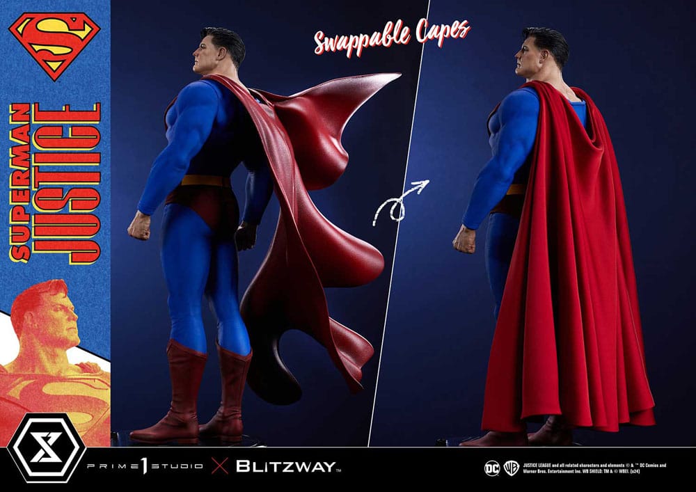 DC COMICS – Statuette 1/4 Premium Masterline Series Superman Justice Comics 57 cm – Image 6