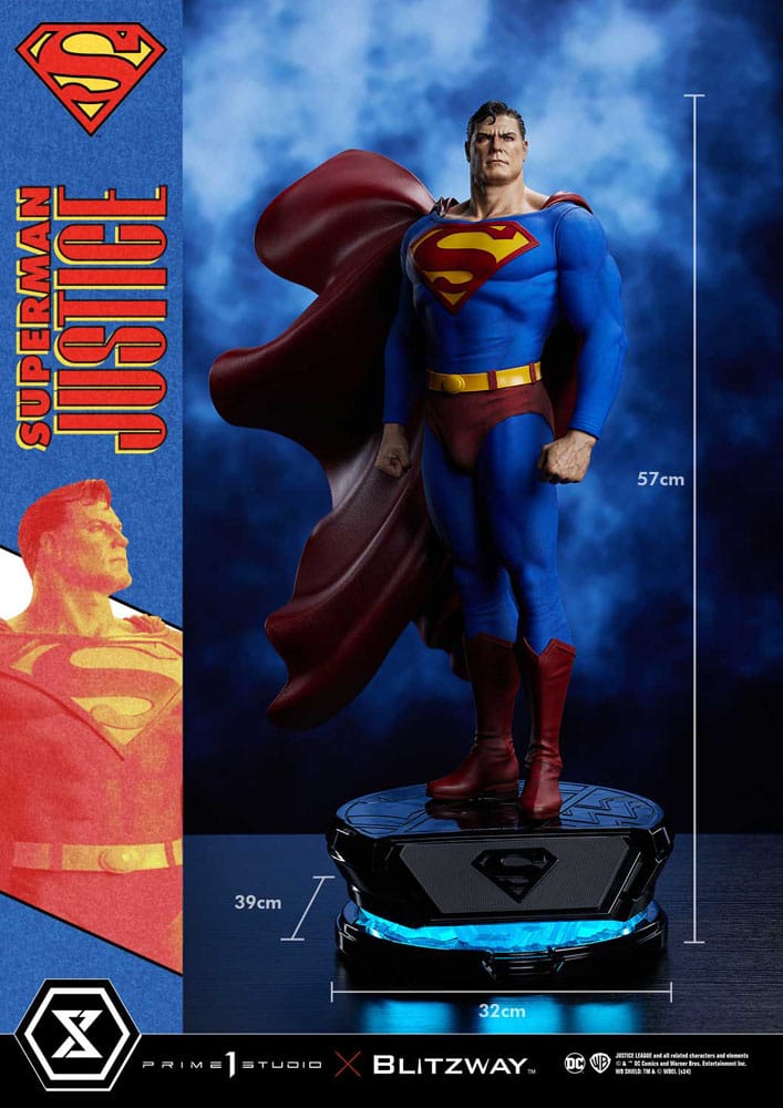 DC COMICS – Statuette 1/4 Premium Masterline Series Superman Justice Comics 57 cm – Image 7